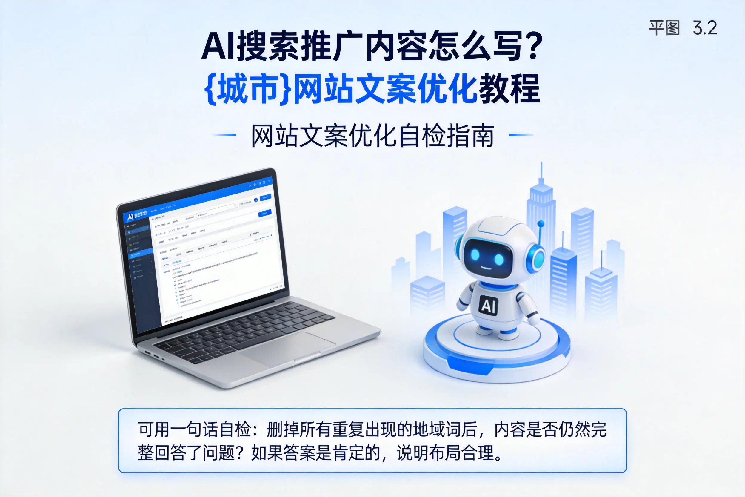AI搜索推广内容怎么写?乌兰察布网站文案优化教程