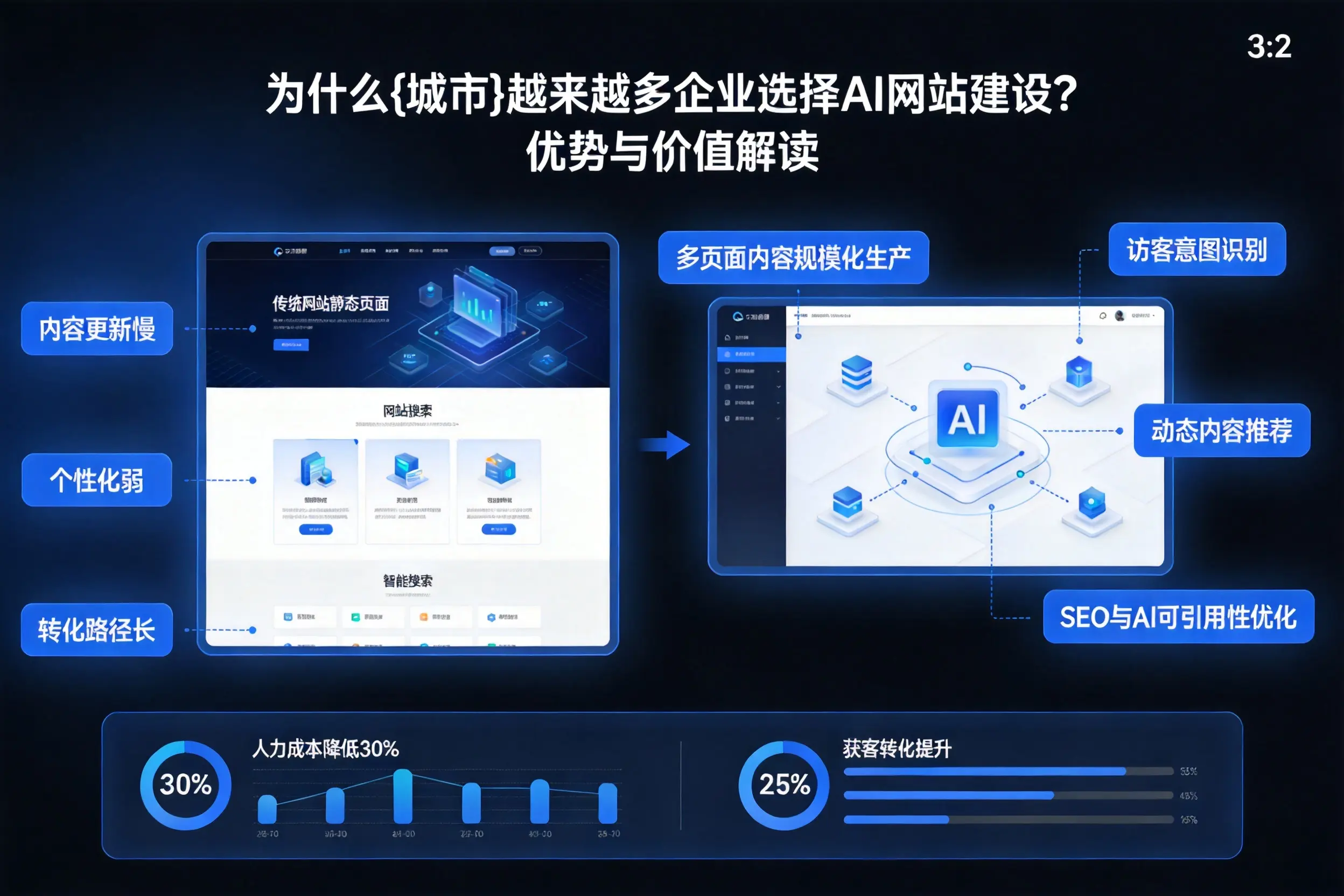 为什么乌兰察布越来越多企业选择AI网站建设？优势与价值解读