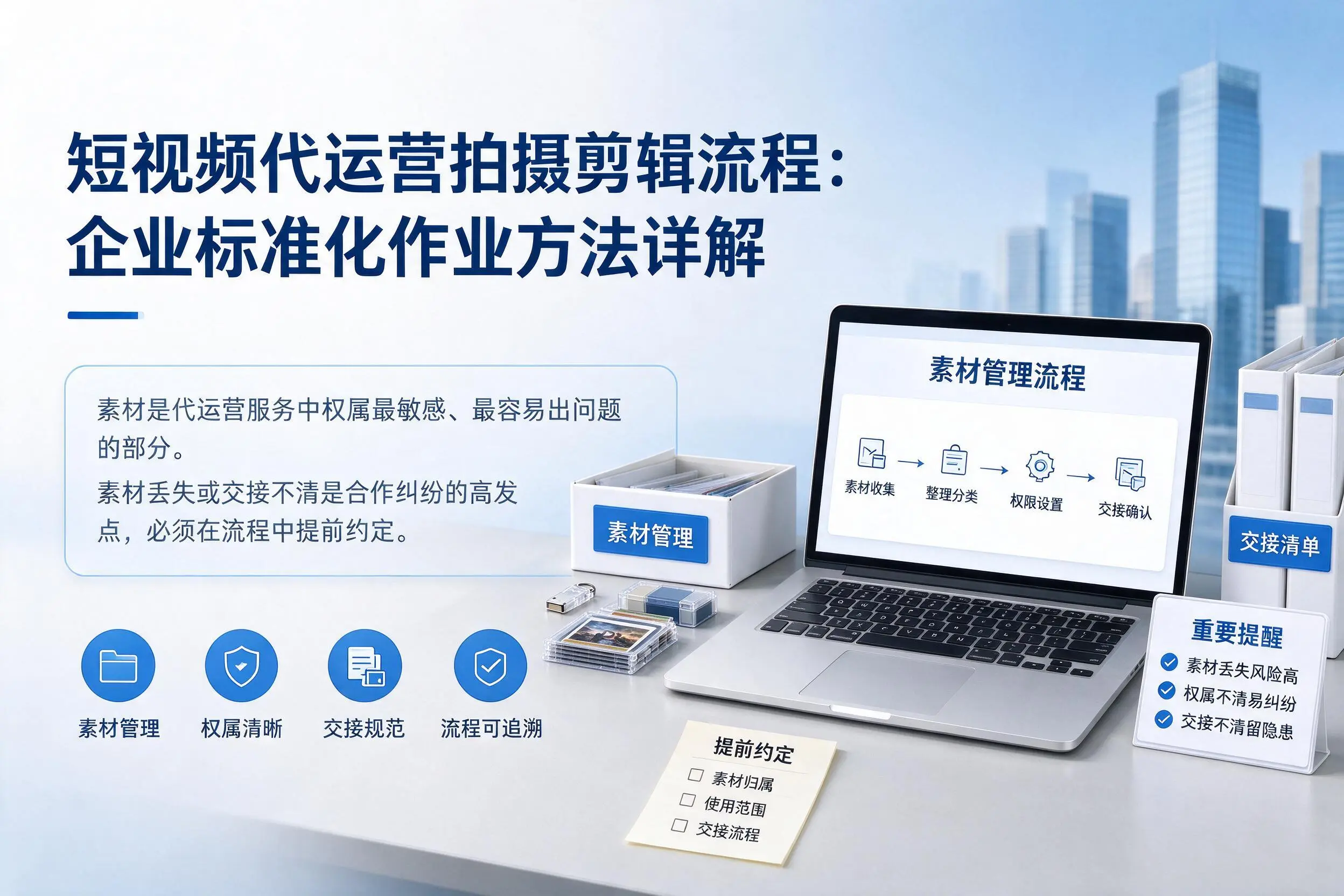 短视频代运营拍摄剪辑流程:乌兰察布企业标准化作业方法详解